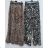 Elegante, übergroße lange Damenhose mit Leopardengürtel (S/M/L Einheitsgröße) ITALIAN FASHION IMD24281