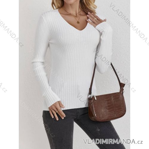 Langärmeliger Strickpullover für Damen (S/M/L ÜBERGRÖSSE) ITALIAN FASHION IMD24295