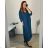 Shirt verlängert 3/4 Langarm Damen (L/XL/2XL ONE SIZE) ITALIAN FASHION IM423025
