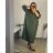 Shirt verlängert 3/4 Langarm Damen (L/XL/2XL ONE SIZE) ITALIAN FASHION IM423025 56/58 dunkles Petroleum
