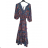 Langärmliges Sommer-Hemdkleid für Damen (S/M/L Einheitsgröße) INDIAN FASHION IMWY23123