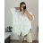 Kurzarmhemd Kleid Kleid (uni L-2XL) ITALIENISCH MODA IMS20002
