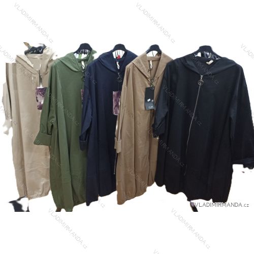 Ärmellose Jacke mit langen Ärmeln (uni sl) ITALIENISCHE Mode IMC17326