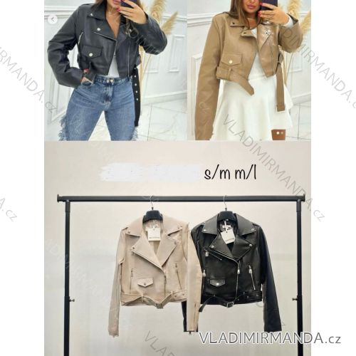 Cut Kunstlederjacke Damen (S-XL) HF Woman Kollektion IM9191759