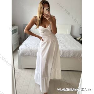 Langes ärmelloses Sommerkleid für Damen (Einheitsgröße S/M) ITALIAN FASHION IMPBB233449lx