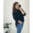 Damen Langarmshirt (S / M ONE SIZE) ITALIAN FASHION IMWG216041
