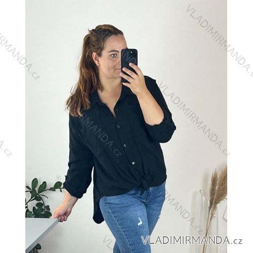 Damen Langarmshirt (S / M ONE SIZE) ITALIAN FASHION IMWG216041