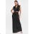 Mittellanger Damenrock (Einheitsgröße S/M) ITALIAN FASHION IMM23HG3154 S / M schwarz
