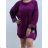 Langärmeliger Strickpullover für Damen (S/M/L ÜBERGRÖSSE) ITALIAN FASHION IMD24295