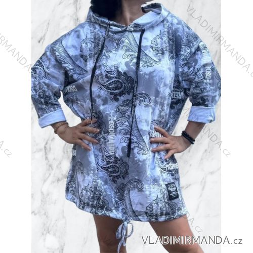Langärmeliger Strickpullover für Damen (S/M/L ÜBERGRÖSSE) ITALIAN FASHION IMD24295
