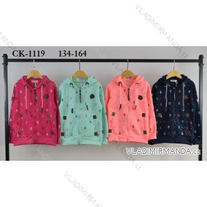 Reißverschluss-Sweatshirt für Mädchen (134-164) SEASON SEZ24FN-808