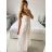 Langes Sommerkleid für Damen mit Trägern (S/M EINHEITSGRÖSSE) ITALIAN FASHION IMPMD243208jd