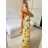 Langes Sommerkleid mit Trägern für Damen (S/M ONE SIZE) ITALIAN FASHION IMPBB23B23745 -   weiß -   S / M