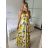 Langes Sommerkleid mit Trägern für Damen (S/M ONE SIZE) ITALIAN FASHION IMPBB23B23745