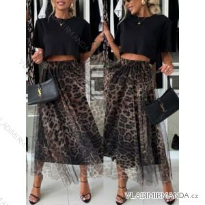 Mittellanger Damenrock (Einheitsgröße S/M) ITALIAN FASHION IMM23HG3154