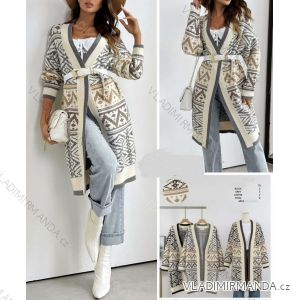 Langärmliger gestrickter Rollkragenpullover für Damen (Einheitsgröße S/M) ITALIAN FASHION IMHMS23094