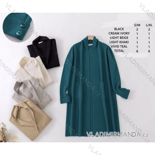 Langärmliger gestrickter Rollkragenpullover für Damen (Einheitsgröße S/M) ITALIAN FASHION IMHMS23094