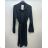 Langärmliges Hemdkleid für Damen mit Gürtel (S/M EINHEITSGRÖSSE) ITALIAN FASHION IMPSH24210151