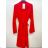 Langärmliges Hemdkleid für Damen mit Gürtel (S/M EINHEITSGRÖSSE) ITALIAN FASHION IMPSH24210151