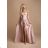 Langes, elegantes, trägerloses Partykleid für Damen (SL) FRENCH FASHION FMPEL23EMMA -   pink -   L