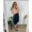 Freizeitkleid Baumwolle 3/4-Ärmel Damen Übergröße (40-50) POLISH FASHION PMF24MARGARITAMIX/DUR 46 Rot