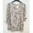 Damen-Tunika mit kurzen Ärmeln in Übergröße (Einheitsgröße S/M) ITALIAN FASHION IMPSH2322161