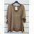 Damen-Tunika mit langen Ärmeln in Übergröße (Einheitsgröße S/M) ITALIAN FASHION IMPSH2316090
