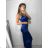 Trägerloses langes Partykleid aus Satin für Damen (44/46 EINHEITSGRÖSSE) ITALIAN FASHION IMPSH246357XL