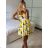 Langes Partykleid mit Riemchen für Damen (Einheitsgröße S/M) ITALIAN FASHION IMM235602
