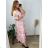 Damen Langarmkleid Plus Size (XL / 2XL / 3XL ONE SIZE) POLISH FASHION PMLT22003
