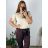 Tunika mit langen Ärmeln zum Binden für Damen (S/M, Einheitsgröße) ITALIAN FASHION IMPLI2234663 -   weiß -   42/44