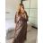 Langärmliges Sommer-Hemdkleid für Damen (S/M/L Einheitsgröße) INDIAN FASHION IMWY23123