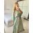 Langärmliges Sommer-Hemdkleid für Damen (S/M/L Einheitsgröße) INDIAN FASHION IMWY23123