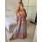 Langärmliges Sommer-Hemdkleid für Damen (S/M/L Einheitsgröße) INDIAN FASHION IMWY23123