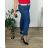 Sommerhosen für Damen (S/M/L) ITALIAN Fashion IMSM24008 52/54 hellblau