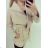 Mantel Fuzzy Short Ladies (uni sl) ITALIENISCHE MODA IMS024
