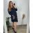 Shirt verlängert 3/4 Langarm Damen (L/XL/2XL ONE SIZE) ITALIAN FASHION IM424GORA