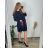 Shirt verlängert 3/4 Langarm Damen (L/XL/2XL ONE SIZE) ITALIAN FASHION IM424GORA