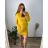 Šaty košilové oversize krátký rukáv dámské (M/L//XL ONE SIZE) ITALSKÁ MÓDA IM422525