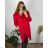 Damen langer Fleecemantel (M / L ONE SIZE) ITALIAN FASHION IMD211105