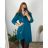 Damen langer Fleecemantel (M / L ONE SIZE) ITALIAN FASHION IMD211105