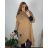 Damen langer Fleecemantel (M / L ONE SIZE) ITALIAN FASHION IMD211105 XL/2XL Fuchsie