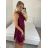 Trägerloses Spitzen-Partykleid für Damen (Einheitsgröße S/M) ITALIAN FASHION IMC23349/DR altrosa S/M