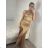 Šaty elegantní společenské na ramínka dámské (S/M ONE SIZE) ITALSKÁ MÓDA IM321608 -   růžová fuchsiová -   S/M/L