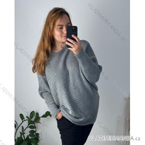 Strickpullover dünner Rollkragen Langarm Damen (L / XL ONE SIZE) ITALIAN FASHION IMD211110