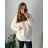 Strickpullover dünner Rollkragen Langarm Damen (L / XL ONE SIZE) ITALIAN FASHION IMD211110