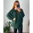 Strickpullover dünner Rollkragen Langarm Damen (L / XL ONE SIZE) ITALIAN FASHION IMD211110