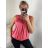 Sommer-Viskose-Tanktop für Damen (S / M / L ONE SIZE) ITALIAN FASHION IMD22468 -   pink -   M / L