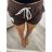 Shorts Shorts Sommer Damenstreifen (uni s / m) ITALIAN FASHION IMM20120
