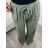 Lange Sommer-Musselin-Hose für Damen (Einheitsgröße S/M) ITALIAN FASHION IMD23325